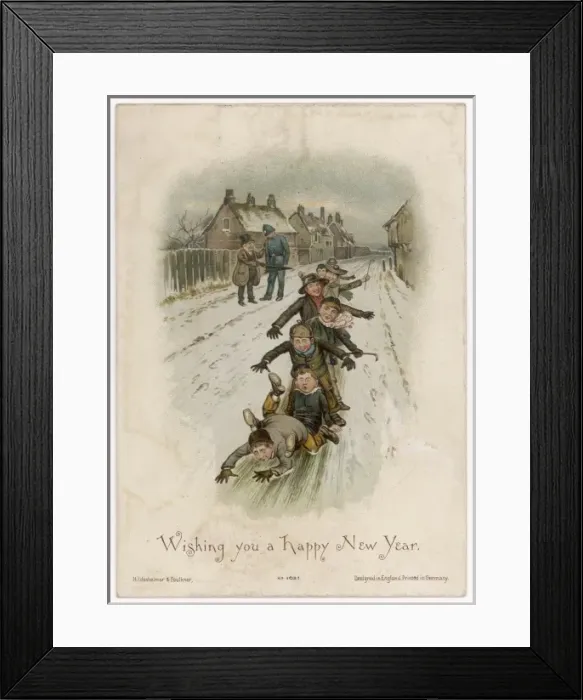 Framed Print : Game / Winter / Sliding Ice Framed Print : Game / Winter / Sliding Ice