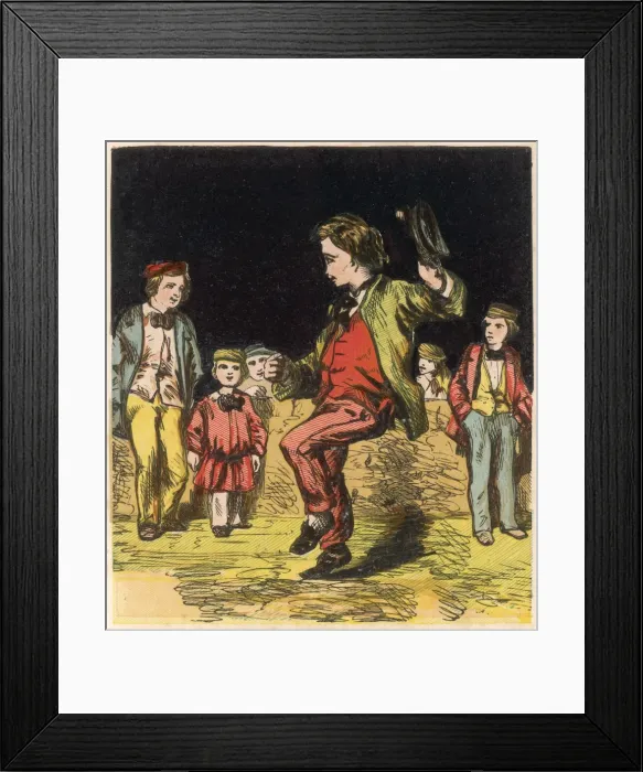 Framed Print : Children Dancing 1867 Framed Print : Children Dancing 1867