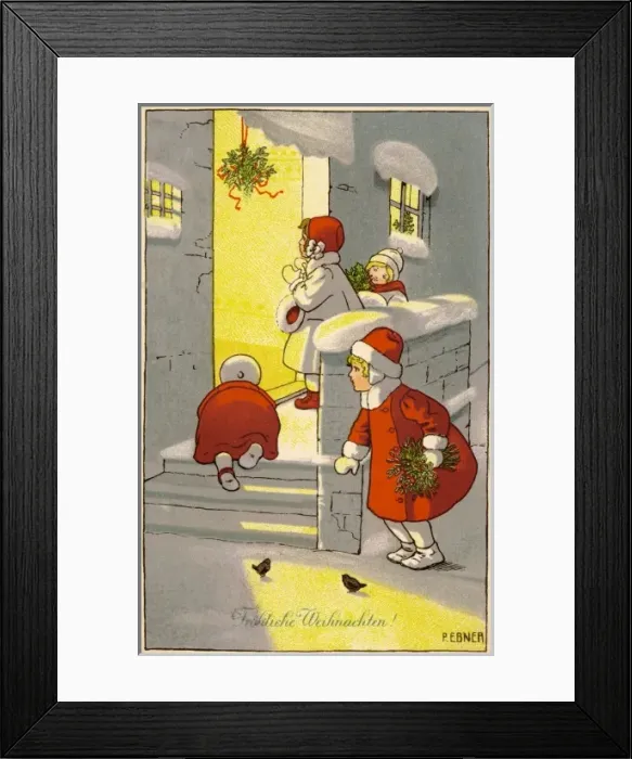 Framed Print : Children Visiting Framed Print : Children Visiting