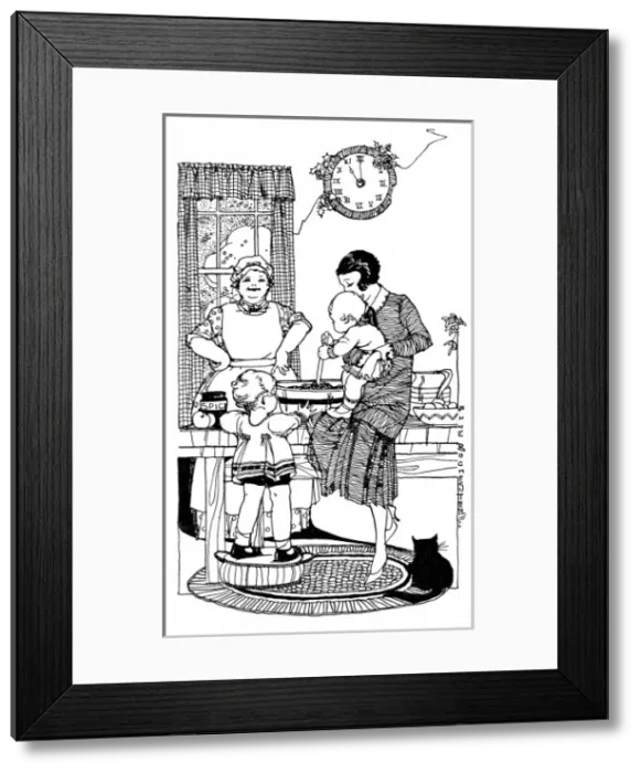 Framed Print : Stirring Pudding Framed Print : Stirring Pudding