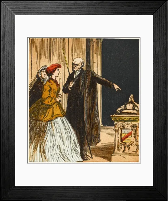 Framed Print : Visiting a Church, 1867 Framed Print : Visiting a Church, 1867