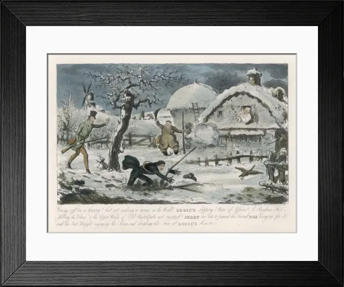 Framed Print : Hunting Mishap Framed Print : Hunting Mishap
