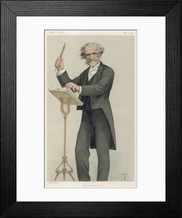 Framed Print : Giuseppe Verdi / Vanity F Framed Print : Giuseppe Verdi / Vanity F