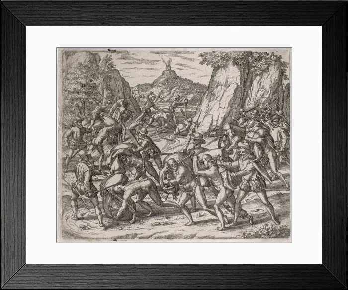 Framed Print : Spanish Capture Peruvian Framed Print : Spanish Capture Peruvian