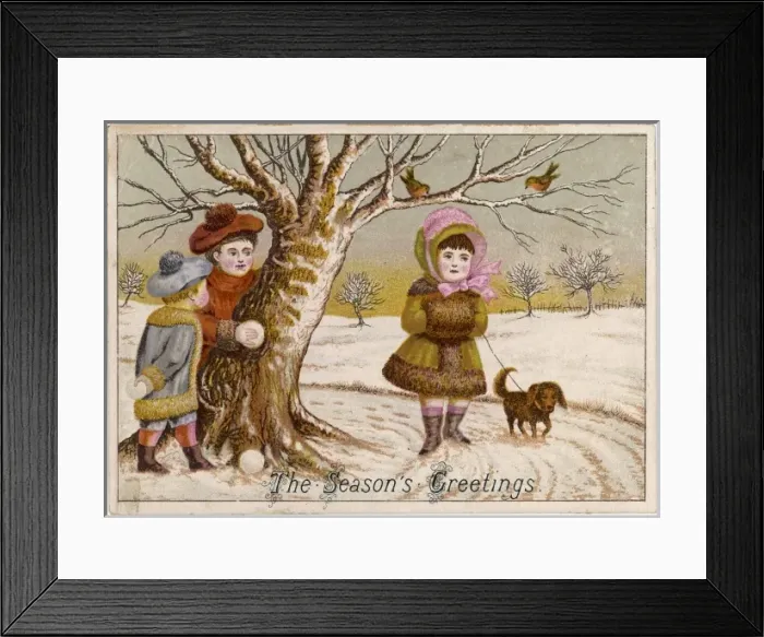 Framed Print : Snowball Fight Framed Print : Snowball Fight
