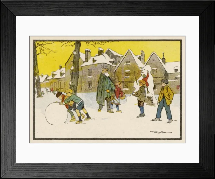 Framed Print : Game / Winter / Playing / Snow Framed Print : Game / Winter / Playing / Snow