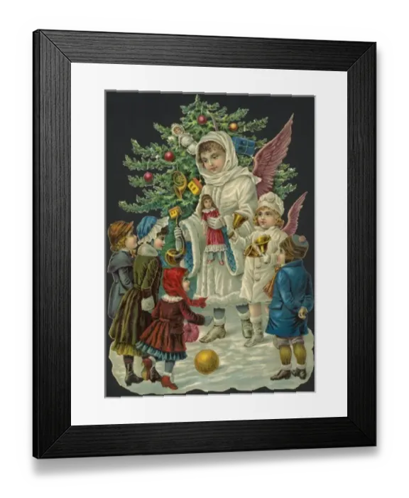 Framed Print : Girl Dressed as Angel Framed Print : Girl Dressed as Angel