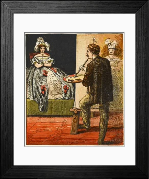 Framed Print : Painting a Portrait Framed Print : Painting a Portrait