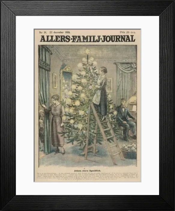 Framed Print : Xmas in Sweden Framed Print : Xmas in Sweden