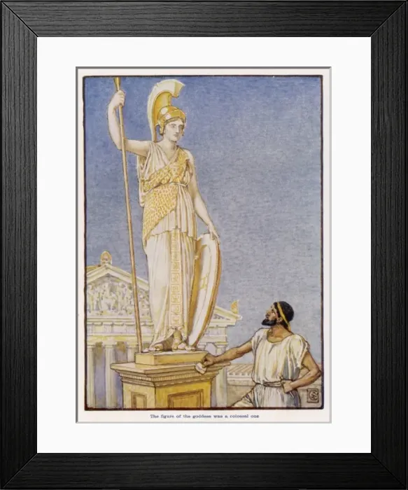 Framed Print : Statue of Athene Framed Print : Statue of Athene
