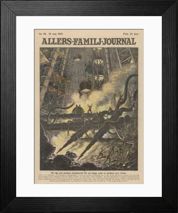 Framed Print : Tunnel through Earth Framed Print : Tunnel through Earth