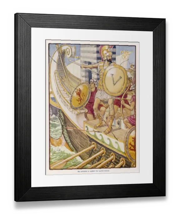 Framed Print : Brasidas Drops Shield Framed Print : Brasidas Drops Shield