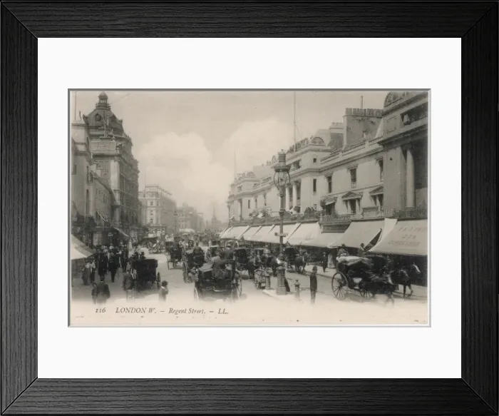 Framed Print : Regent Street Framed Print : Regent Street