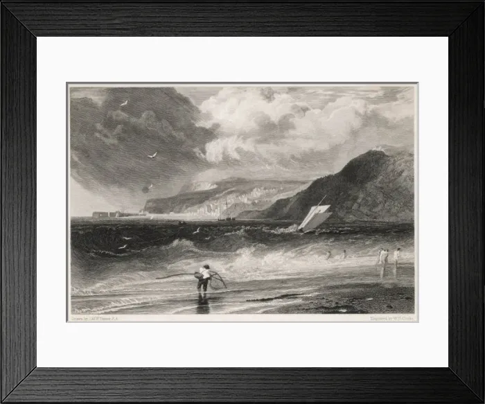 Framed Print : England / Lyme Regis 1814 Framed Print : England / Lyme Regis 1814