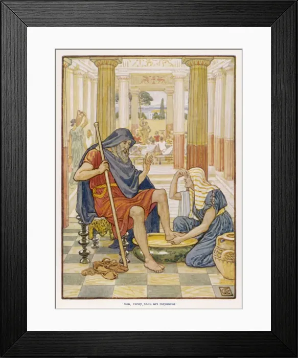 Framed Print : Odysseus in Disguise Framed Print : Odysseus in Disguise