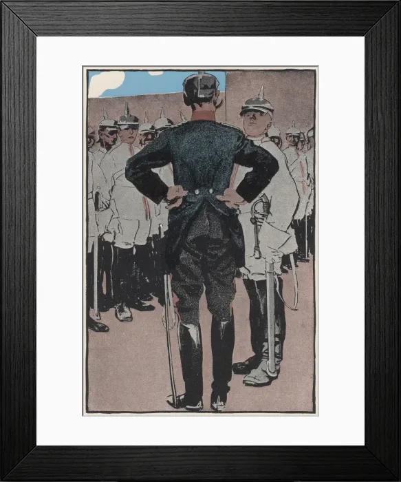 Framed Print : German Army on Parade Framed Print : German Army on Parade