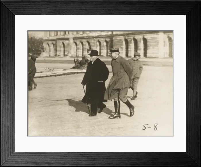Framed Print : Clemenceau in Versailles Framed Print : Clemenceau in Versailles