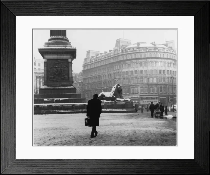Framed Print : Snowy London Framed Print : Snowy London