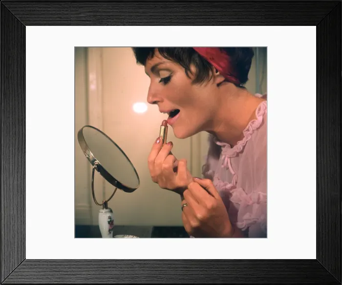 Framed Print : Applying Lipstick Framed Print : Applying Lipstick