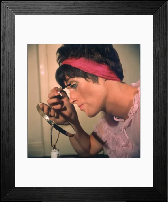 Framed Print : Applying Mascara 1960S Framed Print : Applying Mascara 1960S