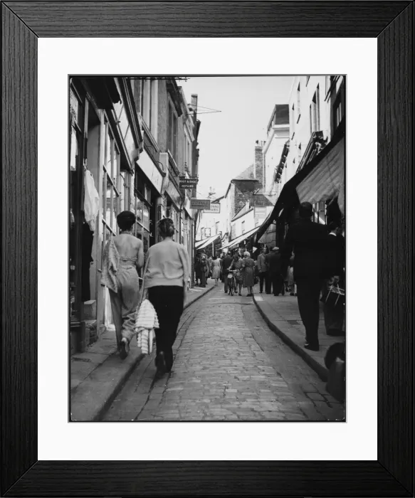Framed Print : Folkestone High St Framed Print : Folkestone High St