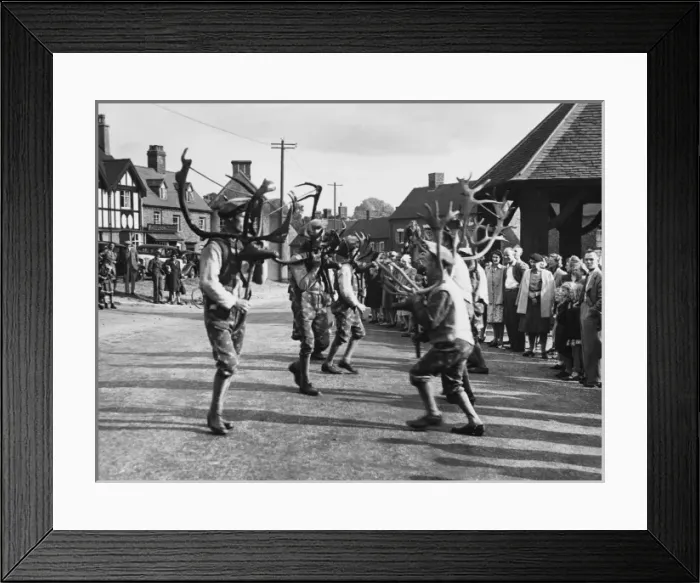 Framed Print : Abbots Bromley Horn Framed Print : Abbots Bromley Horn