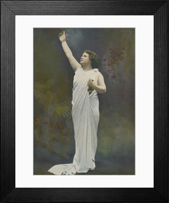 Framed Print : Delna / Berlioz / 1900 Framed Print : Delna / Berlioz / 1900