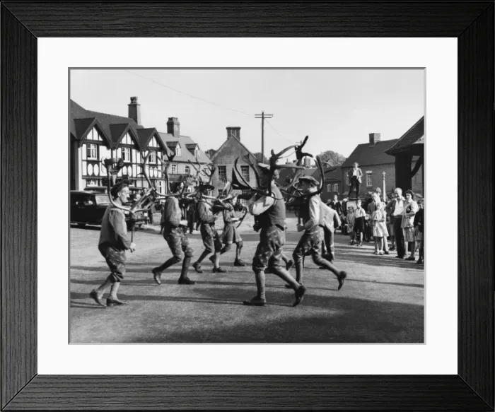 Framed Print : Abbots Bromley Horn Framed Print : Abbots Bromley Horn