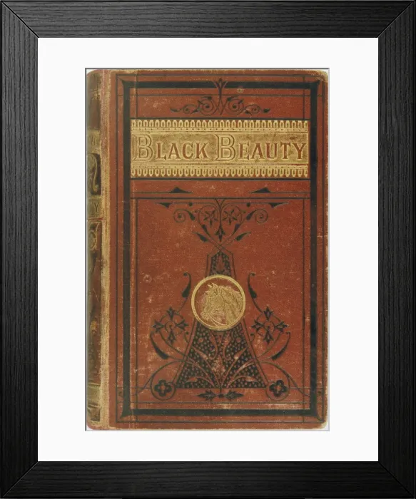 Framed Print : Black Beauty / Book Framed Print : Black Beauty / Book