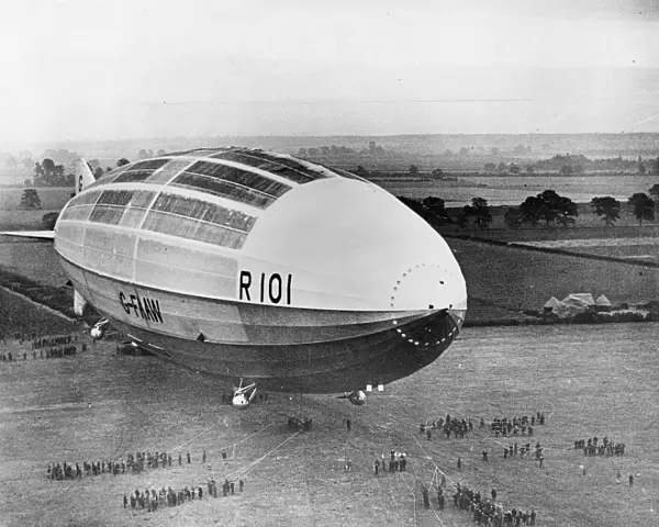 The R101 before Flight