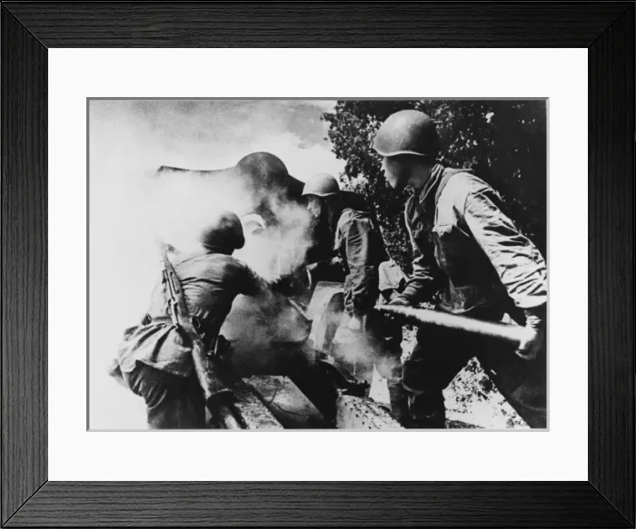 Framed Print : Soviet Artillery Framed Print : Soviet Artillery