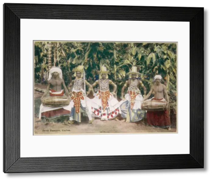 Framed Print : Devil Dancers / Sri Lanka Framed Print : Devil Dancers / Sri Lanka