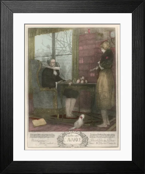Framed Print : Deadly Sins / Avarice Framed Print : Deadly Sins / Avarice
