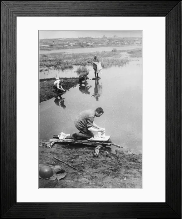 Framed Print : Soviets Wash Clothes Framed Print : Soviets Wash Clothes