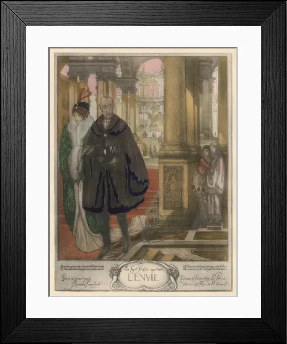 Framed Print : Seven Deadly Sins  /  Envy