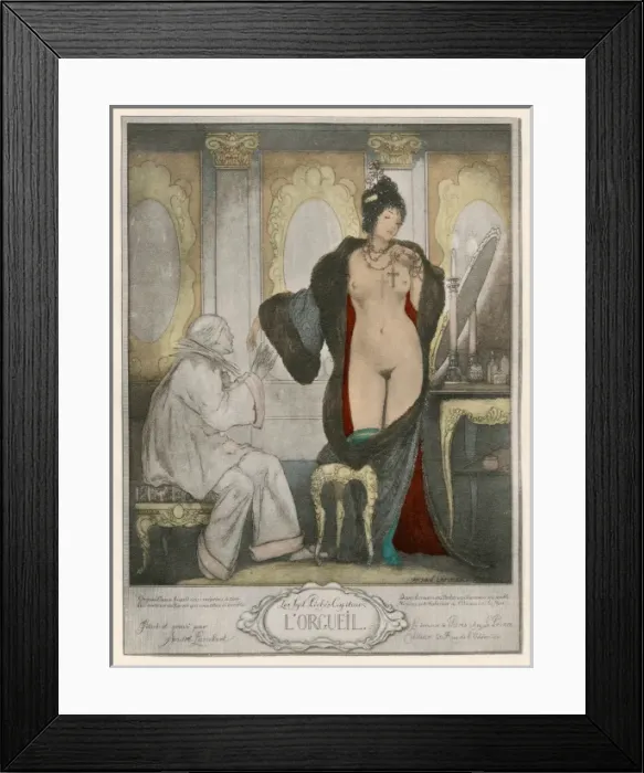 Framed Print : Deadly Sins / Vanity Framed Print : Deadly Sins / Vanity