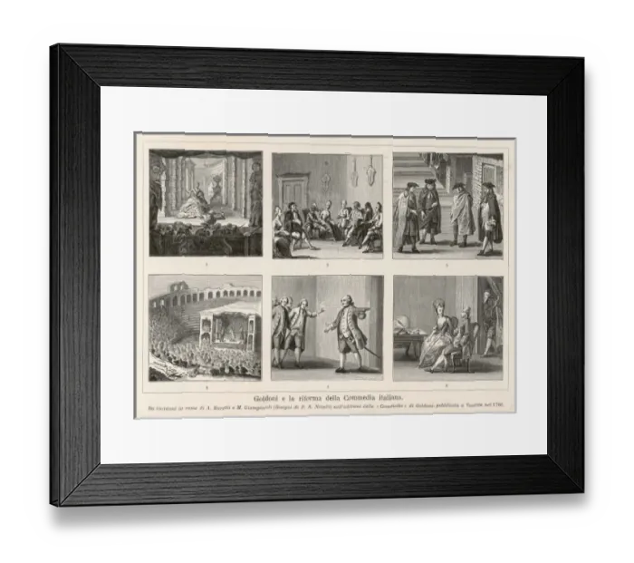 Framed Print : Goldoni / Comm Dell arte Framed Print : Goldoni / Comm Dell arte