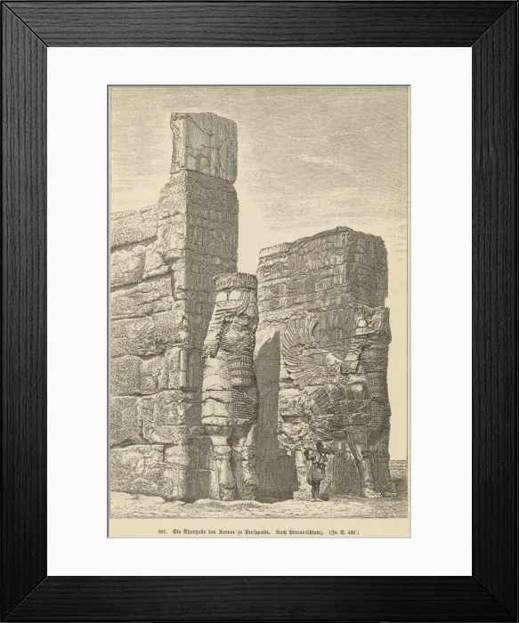 Framed Print : Xerxes Palace / Persepolis Framed Print : Xerxes Palace / Persepolis