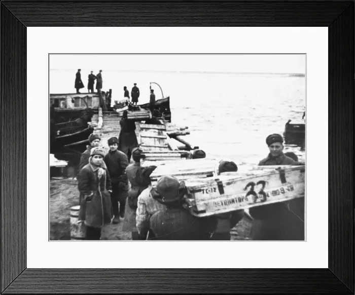 Framed Print : Supplies for Soviets Framed Print : Supplies for Soviets
