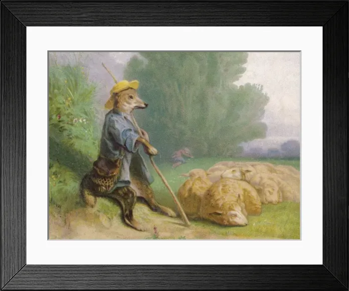 Framed Print : The Fox Shepherd Framed Print : The Fox Shepherd