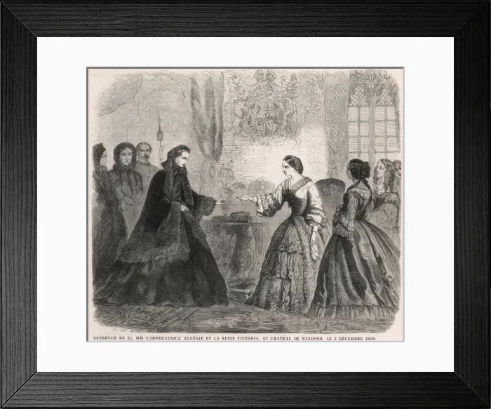 Framed Print : With Eugenie at Windsor Framed Print : With Eugenie at Windsor