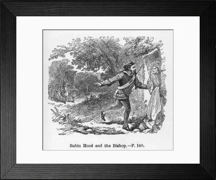 Framed Print : Robin & the Bishop Framed Print : Robin & the Bishop