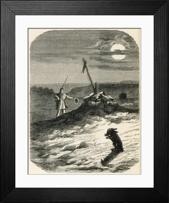 Framed Print : Folklore / Hare-Witch Framed Print : Folklore / Hare-Witch