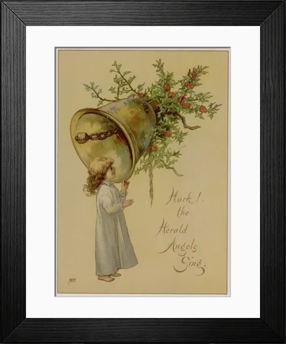 Framed Print : Child and Bell