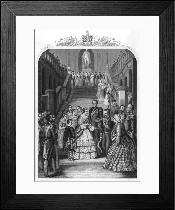 Framed Print : Victoria & Napoleon III Framed Print : Victoria & Napoleon III