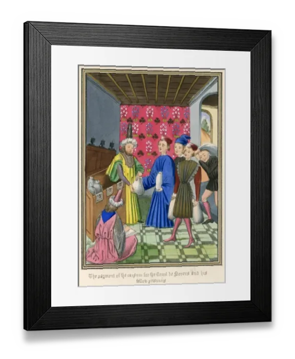 Framed Print : Bazajet Ransoms Captives Framed Print : Bazajet Ransoms Captives