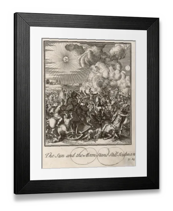 Framed Print : Joshua at Gibeon Framed Print : Joshua at Gibeon