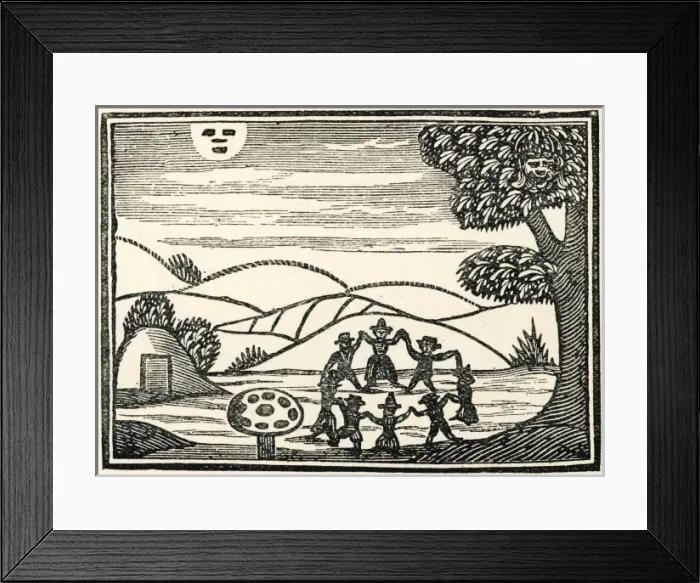 Framed Print : Fairies Dancing Framed Print : Fairies Dancing