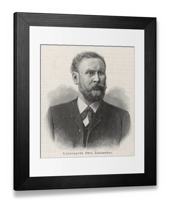 Framed Print : Lilienthal Portrait Framed Print : Lilienthal Portrait