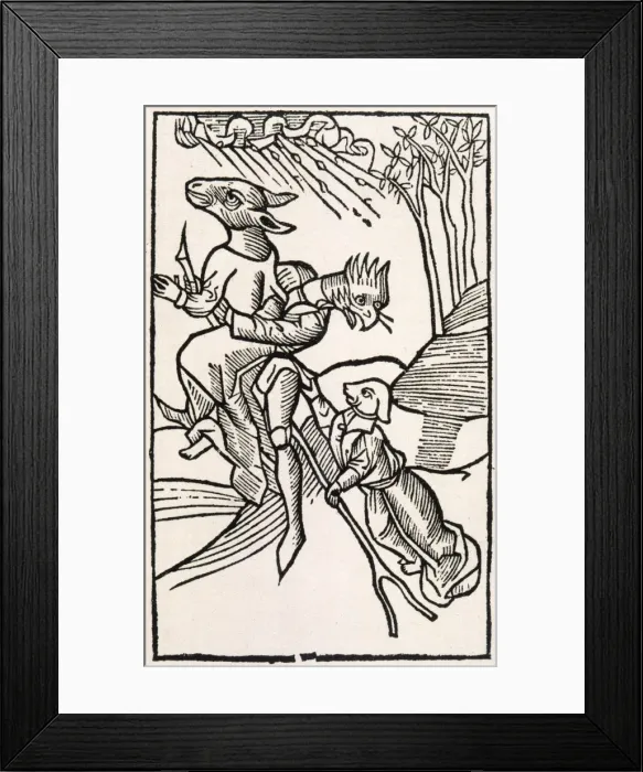 Framed Print : Witches as Animals Framed Print : Witches as Animals